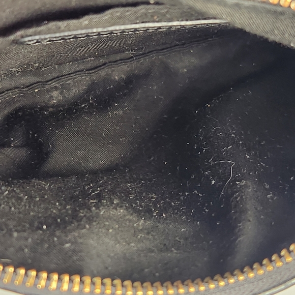 REBECCA MINKOFF Avery Handbag Black Leather Chain Strap Crossbody Small Purse - Picture 6 of 11